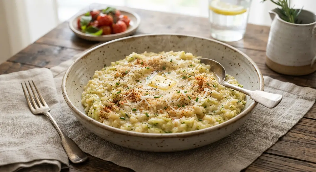 Creamy Rice and Zucchini Mash